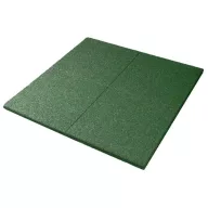 Eséscsillapító gumilap, 4 cm, zöld 100x100cm