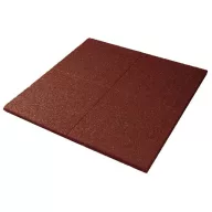 Eséscsillapító gumilap, 4 cm, vörös 100x100 cm