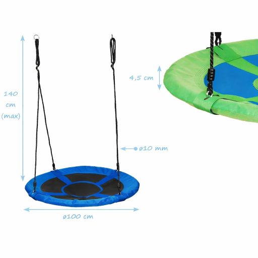 Fészekhinta Coaland 100 cm, kék-zöld