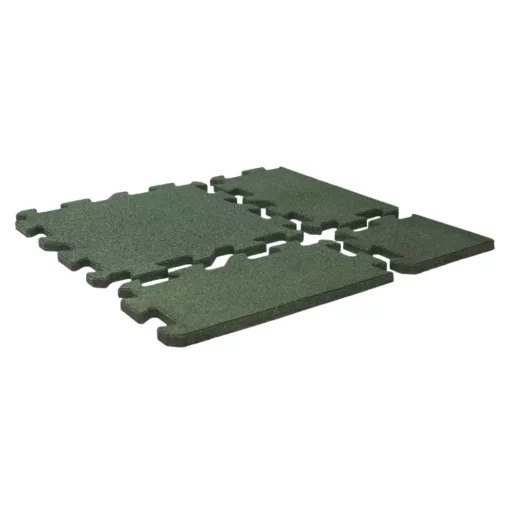 Ütéscsillapító gumilap sarokelem 2 cm zöld PUZZLE