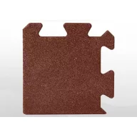 Ütéscsillapító gumilap sarokelem 2 cm vörös PUZZLE