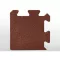 Ütéscsillapító gumilap sarokelem 2 cm vörös PUZZLE
