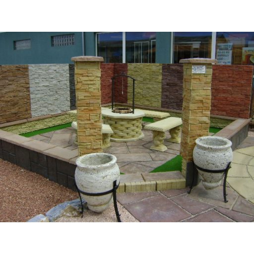 Lábazatkő, sárga-600129/S