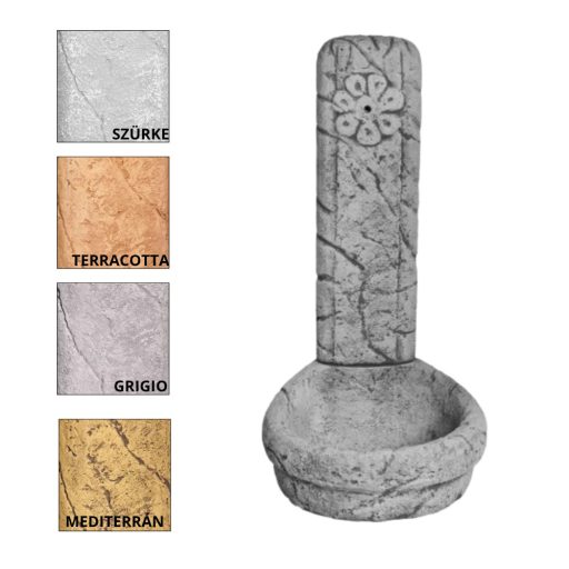 Fabro-Virágos ivókút grigio (600154-G)