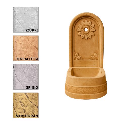 Fabro-Margarétás falikút terracotta (600155-T)