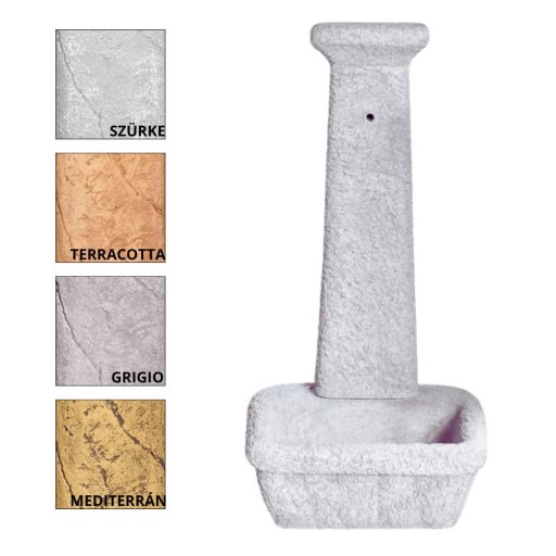 Fabro-Caorle ivókút szürke (600441/szantik)