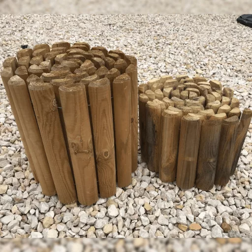 Ágyásszegély, fa 5x20x250 cm (9000032)