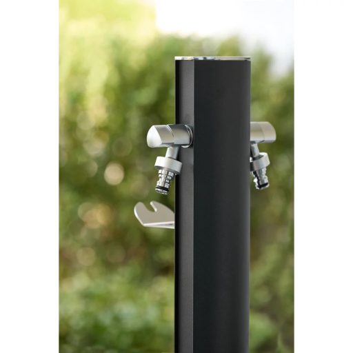 Fém álló kerti kút Totem 407, matt fekete