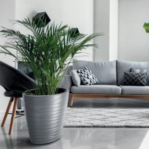 Kaspó ovál, alacsony MAZE/szürke ( DBMZE600/405U )