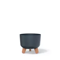 Kaspó GRACIA 400W Ecowood, antracit (DGRL400W-S433W)