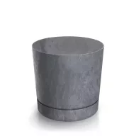 Kaspó TUBO P BETON EFFECT 39cm, marengo (DPOP400E/425U)