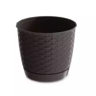 Kaspó Alátéttel Rattan/ Umber (DRLO190/440U)