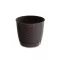 Rattan hatású kaspó alátéttel / umber (DRLO300/440U)