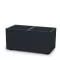 Kaspó SIERRA CASE BETON EFFECT 80 cm,fekete beton(DSI800E/B411)