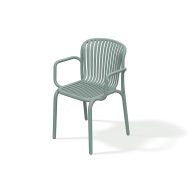 Kerti szék karos magastámlás BRENE, verde