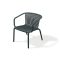 Kerti szék karos BRENE, szén fekete