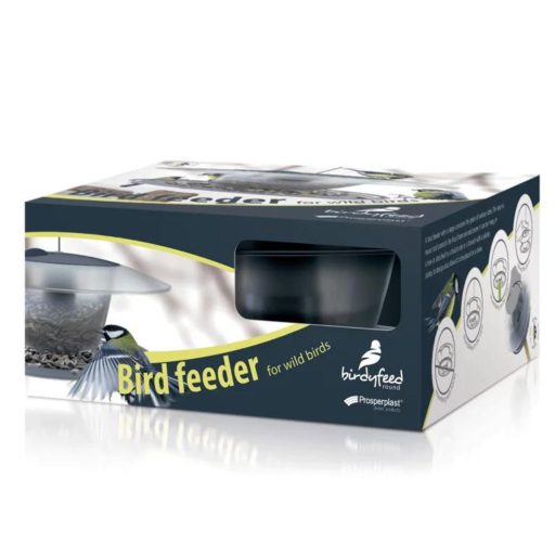 Madáretető BIRDFEED kerek, kőszürke (IBFR/405U)