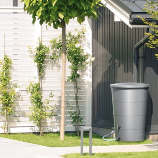 Esővízgyűjtő Tanker 200 SMOOTH, antracit (IDSM200/S433)