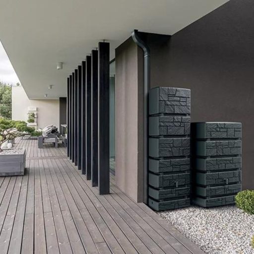 Esővízgyűjtő Tanker 500 Tower Stone, antracit