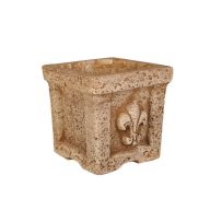 Jován Firenze Kocka Váza Barna(23cm)