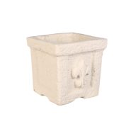 Jován Firenze Kocka Váza Fehér (23cm)