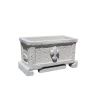   Jován Firenze Balkonláda Szett Lábakkal Tálkával Fehér (JOV032/fehér)