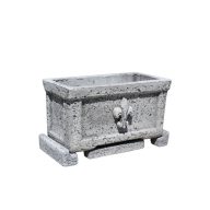   Jován Firenze Balkonláda Szett Lábakkal Tálkával Szürke (JOV032-szürke)