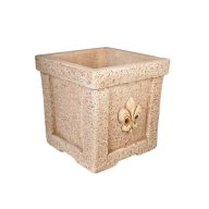 Jován Firenze kocka váza barna (50cm)