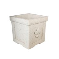 Jován Firenze kocka váza fehér (50cm)