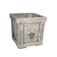 Jován Firenze kocka váza szürke (50cm)