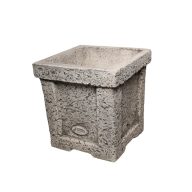 Jován Róma Kocka Váza Szürke(35cm)