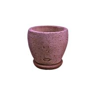 Jován Innova Kerek Váza Alátéttel 35 cm, láva