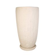   Jován Innova Minimál Kerek Álló Váza alátéttel (L méret), fehér