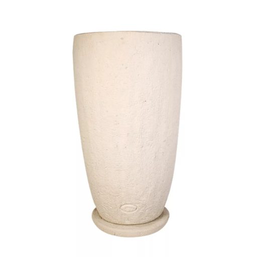 Jován Innova Minimál Kerek Álló Váza alátéttel (M méret), fehér