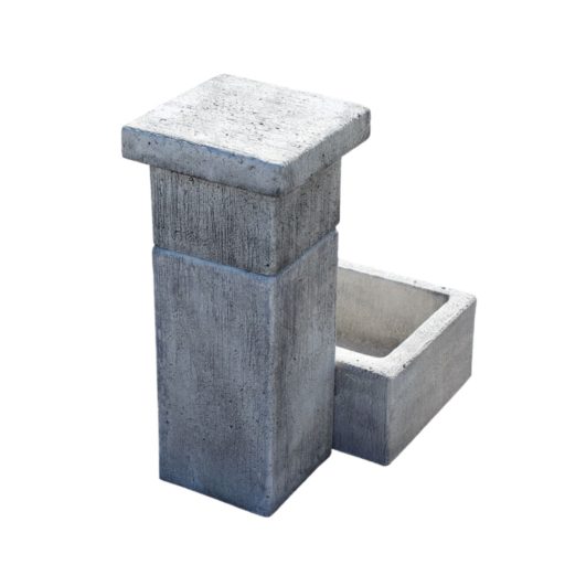 Jován Innova Zen kút szögletes, alacsony, fehér