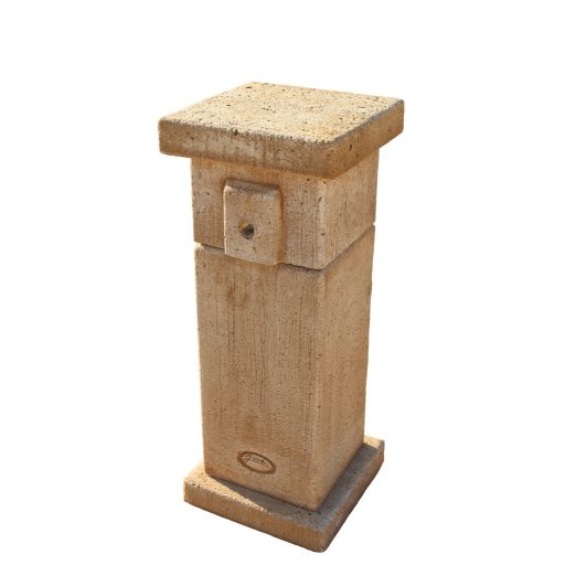 Jován Innova szögletes kútoszlop alacsony, barna (JOVKU025/barna)