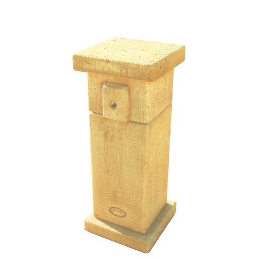 Jován Innova szögletes kútoszlop alacsony, bézs