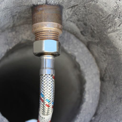 Jován Innova szögletes kútoszlop alacsony, fehér 