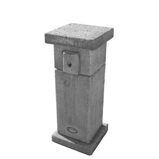 Jován Innova szögletes kútoszlop alacsony, szürke