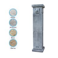   Jován Innova szögletes kútoszlop magas, szürke (JOVKU18/szürke)