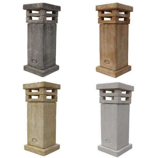 Jován Innova kerti lámpa, szögletes, szürke