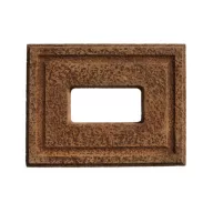   Ajzat- Szögletes rövid kettes aljzat- 35,5x27x2,5cm- Kültér és beltér (1.)