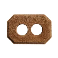   Ajzat- Sarkított kettes aljzat- 25x17x2,5cm- Kültér és beltér (4.)