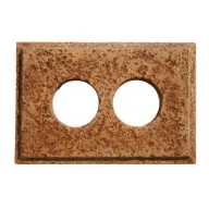   Ajzat- Sima kettes aljzat- 24,5x16,5x2,5cm- Kültér és beltér (5.)