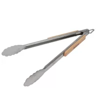 Húsfogó csipesz BBQ 45 cm, bambusz nyél