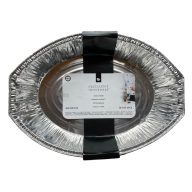 Alumínium tálaló tálca ovális, 35x23,5cm 2 db/csomag
