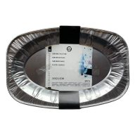 Alumínium tálaló tálca ovális, 42,5x28,5cm 2 db/csomag