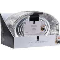 Aluminium sütő tálca ovál, 46x34x7cm, 2 db/cs