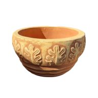 Lonkai Tölgyleveles váza 30cm terrakotta (LON122,2/terra)