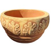 Lonkai Tölgyleveles váza 40cm terrakotta (LON122,3/terra)